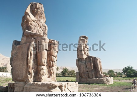 Colossi of Memnon, Valley of Kings, Luxor, Egypt