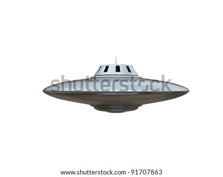 Ufo Isolated On White Background Stock Photo 91707863 : Shutterstock