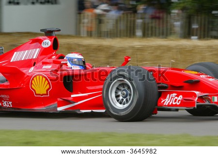 Ferrari Formula 1 racing car at Goodwood Festival of Speed