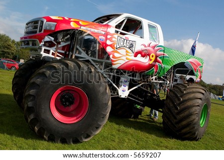 4x4 Monster Truck at UK Car Show