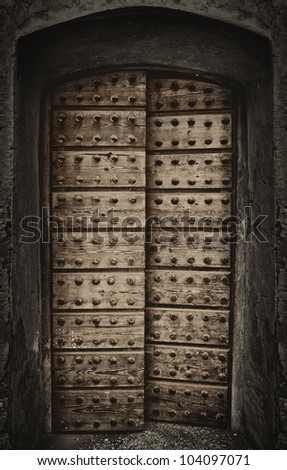 Old arabic rustic door
