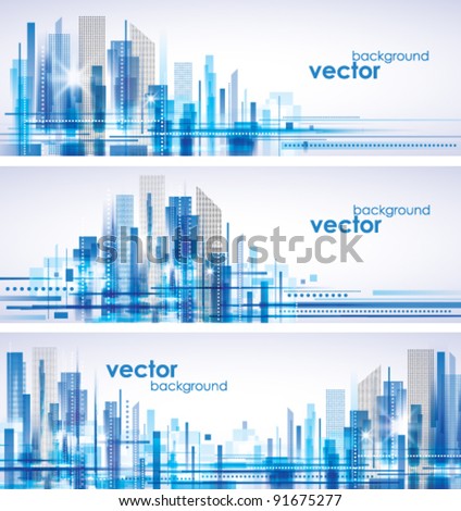 Similar – Image, Stock Photo Abstract architecture sketch. Reflective glass facade of office building from frog perspective.