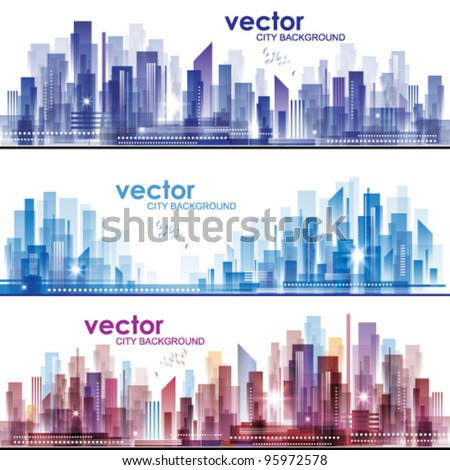 Similar – Image, Stock Photo Abstract architecture sketch. Reflective glass facade of office building from frog perspective.
