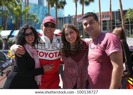 LOS ANGELES - APR 14:  William Fichtner, wife, friends at the 2012 Toyota Pro/Celeb Race at Long Beach Grand Prix on April 14, 2012 in Long Beach, CA.