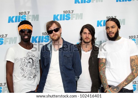 LOS ANGELES - MAY 12:  Gym Class Heroes. arrives at the \