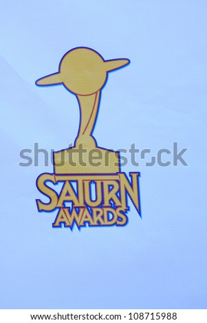 LOS ANGELES - JUL 26:  Saturn Awards backdrop  at the 2012 Saturn Awards at Castaways on July 26, 2012 in Burbank, CA