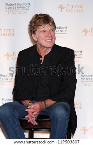 LOS ANGELES - NOV 18:  Robert Redford at the press conference for the \