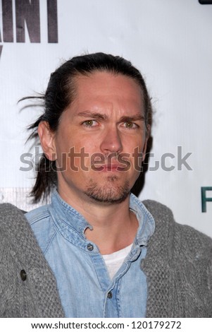 LOS ANGELES - NOV 27:  Steve Howey arrives at the \'Certainty\' Los Angeles premiere at Laemmle Music Hall on November 27, 2012 in Beverly Hills, CA