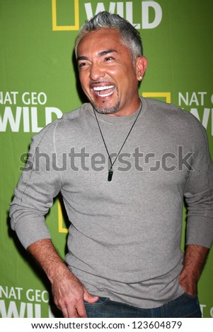 LOS ANGELES - JAN 3:  Cesar Millan arrives at the National Geographic Channels\' \