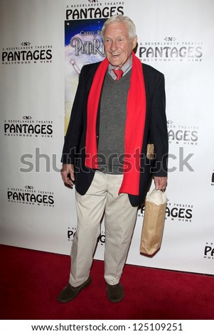 LOS ANGELES - JAN 15:  Orson Bean arrives at the opening night of \'Peter Pan\' at Pantages Theater on January 15, 2013 in Los Angeles, CA