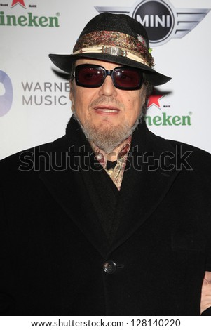 LOS ANGELES - FEB 10:  Dr. John arrives at the Warner Music Group post Grammy party at the Chateau Marmont  on February 10, 2013 in Los Angeles, CA..