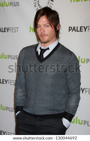 LOS ANGELES - MAR 1:  Norman Reedus arrives at the  