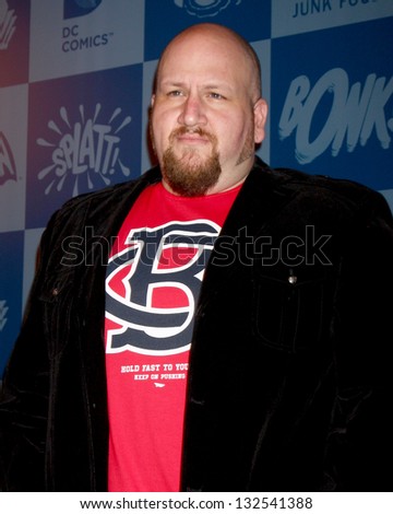 LOS ANGELES - MAR 21:  Stephen Kramer Glickman arrive at the Batman Product Line Launch at the Meltdown Comics on March 21, 2013 in Los Angeles, CA
