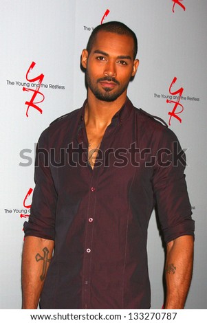 LOS ANGELES - FEB 27:  Lamon Archey at the Hot New Faces of the Young and the Restless press event at the CBS Television City on February 27, 2013 in Los Angeles, CA