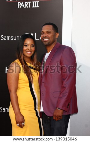 Los Angeles - May 20: Mike Epps And Wife Mechelle Mccain At The ...