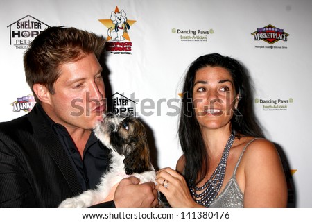 LOS ANGELES - JUN 3:  Sean Kanan and Wife at the Player Concert celebrating Devin DeVasquez 50th Birthday to benefit Shelter Hope Pet Shop at the Canyon Club on June 3, 2013 in Agoura, CA
