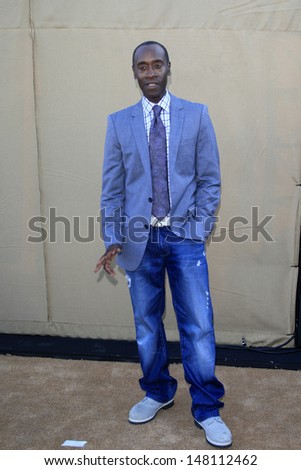 LOS ANGELES - JUL 29:  Don Cheadle arrives at the 2013 CBS TCA Summer Party at the private location on July 29, 2013 in Beverly Hills, CA