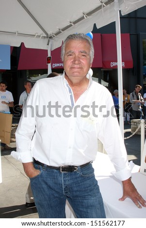 LOS ANGELES - AUG 23:  John McCook at the Bold and Beautiful Fan Meet and Greet at the Farmers Market on August 23, 2013 in Los Angeles, CA