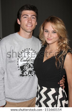 LOS ANGELES - AUG 24:  Hunter King, boyfriend at the Young & Restless Fan Club Dinner at the Universal Sheraton Hotel on August 24, 2013 in Los Angeles, CA