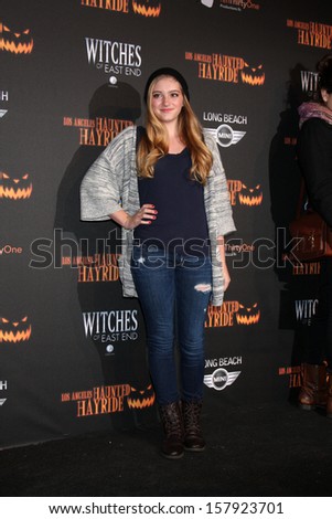LOS ANGELES - OCT 10:  Willow Shields at the 8th Annual LA Haunted Hayride Premiere Night at Griffith Park on October 10, 2013 in Los Angeles, CA