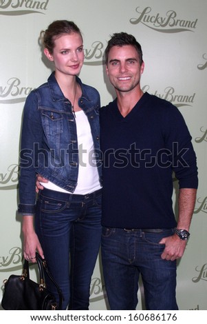 LOS ANGELES - OCT 29:  Colin Egglesfield at the Lucky Brand Store Opening at Lucky Brand Store on October 29, 2013 in Beverly Hills, CA