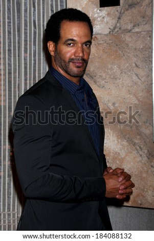 LOS ANGELES - MAR 25:  Kristoff St John at the Young and Restless 41st Anniversary Cake at CBS Television City on March 25, 2014 in Los Angeles, CA