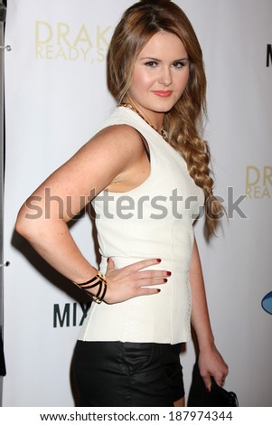 LOS ANGELES - APR 17:  Ashlee Keating at the  Drake Bell\'s Album Release Party for \