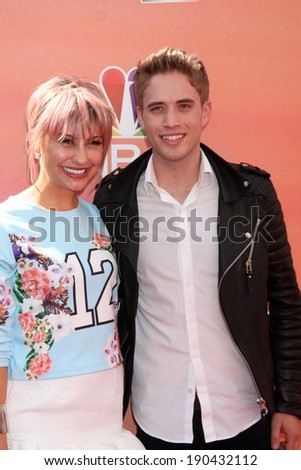 LOS ANGELES - MAY 1:  Chelsea Kane, Brian Logan Dales at the 1st iHeartRadio Music Awards at Shrine Auditorium on May 1, 2014 in Los Angeles, CA