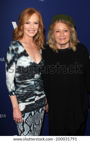 LOS ANGELES - JUN 19:  Marg Helgenberger, Angie Dickinson at the \