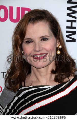 LOS ANGELES - AUG 23:  Geena Davis at the 3rd Annual Women Making History Brunch at Skirball Center on August 23, 2014 in Los Angeles, CA