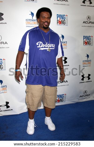 LOS ANGELES - SEP 4:  Craig Robinson at the Ping Pong 4 Purpose Charity Event at Dodger Stadium on September 4, 2014 in Los Angeles, CA