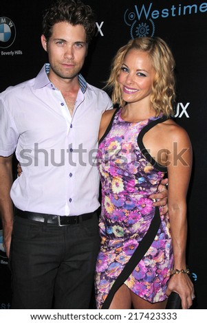 LOS ANGELES - SEP 14:  Drew Seeley, Amy Paffrath at the Genlux Rodeo Drive Festival of Watches and Jewelry at Rodeo Drive on September 14, 2014 in Beverly Hills, CA