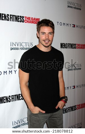 LOS ANGELES - SEP 17:  Josh Henderson at the MEN\'S FITNESS Celebrates The 2014 GAME CHANGERS  at Palihouse on September 17, 2014 in West Hollywood, CA