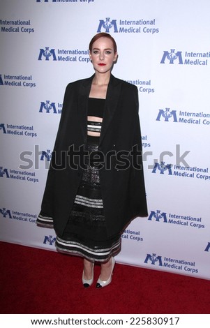 LOS ANGELES - OCT 23:  Jena Malone at the International Medical Corps 2014 Annual Awards Celebration at Beverly Wilshire Hotel on October 23, 2014 in Beverly Hills, CA