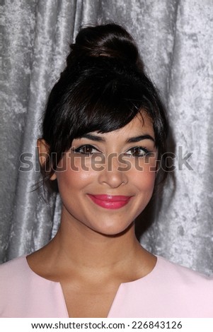 LOS ANGELES - OCT 28:  Hannah Simone at the 25th Courage In Journalism Awards at the Beverly Hilton Hotel on October 28, 2014 in Beverly Hills, CA