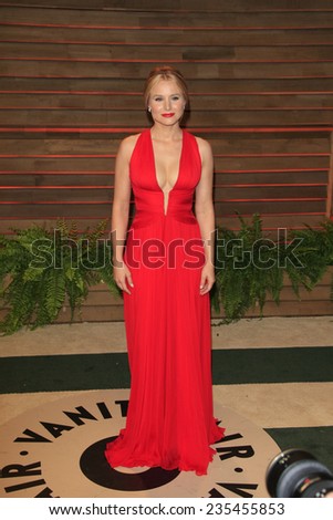 LOS ANGELES - MAR 2:  Kristen Bell at the 2014 Vanity Fair Oscar Party at the Sunset Boulevard on March 2, 2014 in West Hollywood, CA