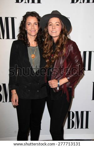 LOS ANGELES - MAY 12:  Catherine Carlile, Brandi Carlile at the BMI Pop Music Awards at the Beverly Wilshire Hotel on May 12, 2015 in Beverly Hills, CA