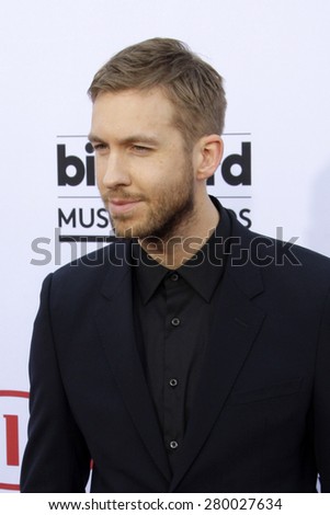 LAS VEGAS - MAY 17:  Calvin Harris at the Billboard Music Awards 2015 at the MGM Garden Arena on May 17, 2015 in Las Vegas, NV