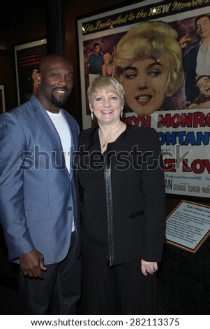 LOS ANGELES - MAY 27:  Jerome Ro Brooks, Alison Arngrim at the Missing Marilyn Monroe Images Unveiled at the Hollywood Museum on May 27, 2015 in Los Angeles, CA