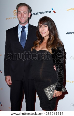 LOS ANGELES - MAY 31:  Chris Dougherty, Leeann Tweeden at the 2015 Sports Spectacular Gala at the Century Plaza Hotel on May 31, 2015 in Century City, CA