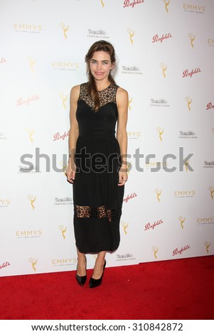 LOS ANGELES - AUG 26:  Amelia Heinle at the Television Academy\'s Daytime Programming Peer Group Reception at the Montage Hotel on August 26, 2015 in Beverly Hills, CA