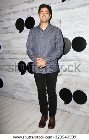 LOS ANGELES - SEP 24:  Adrian Grenier at the VIP Sneak Peek Of go90 Social Entertainment Platform at the Wallis Annenberg Center for the Performing Arts on September 24, 2015 in Los Angeles, CA
