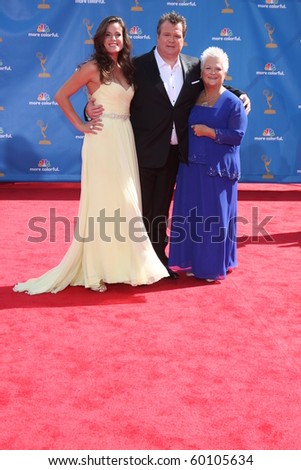 LOS ANGELES - AUG 29:  Eric Stonestreet, girlfriend, mom arrive at the 2010 Emmy Awards at Nokia Theater at LA Live on August 29, 2010 in Los Angeles, CA