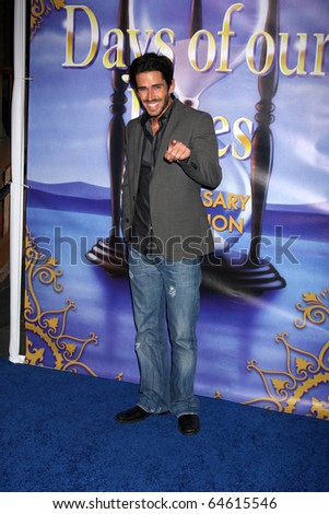LOS ANGELES - NOV 6:  Brandon Beemer arrives at the Days of Our Lives 45th Anniversary Party at House of Blues on November 6, 2010 in West Hollywood, CA