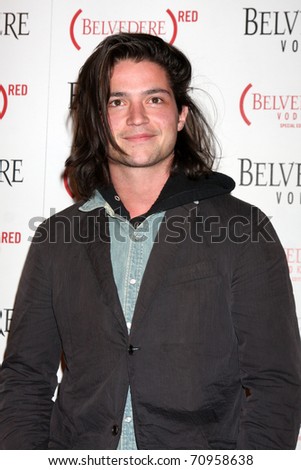 LOS ANGELES - FEB 10:  Thomas McDonell arrives at the Belvedere RED Special Edition Bottle Launch at Avalon on February 10, 2011 in Los Angeles, CA