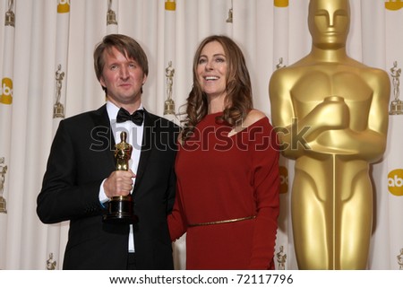 LOS ANGELES -  27:  Tom Hooper, Kathryn Bigelow in the Press Room at the 83rd Academy Awards at Kodak Theater, Hollywood & Highland on February 27, 2011 in Los Angeles, CA