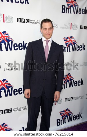 LOS ANGELES - APR 26:  Lord Frederick Windsor arriving at the 5th Annual BritWeek Launch Party at British Consul General\'s residence on April 26, 2011 in Los Angeles, CA..