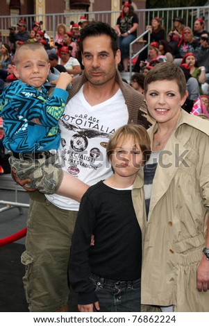 Los Angeles - May 7: Adrian Pasdar, Natalie Maines, Family Arriving At ...