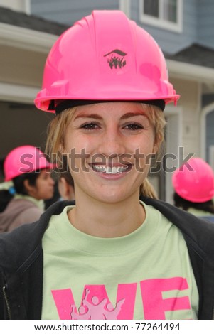 LOS ANGELES - MAY 14:  Allison Haislip at the Habitat for Humanity Women's Empowerment Build at Carl Street on May 14, 2011 in Pacoima, CA