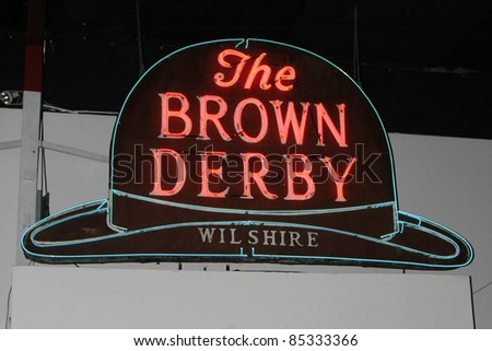LOS ANGELES - SEPT 22:  Brown Derby Logo  at the after-party for  \
